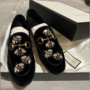 Gucci softy velvet/Malaga kid lover in Nero